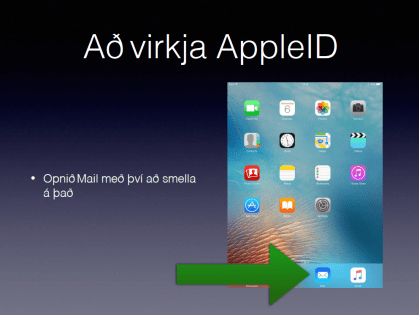 virkja apple id