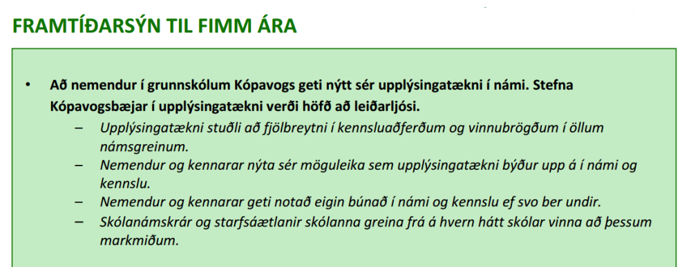 Upplysingataeknistefna